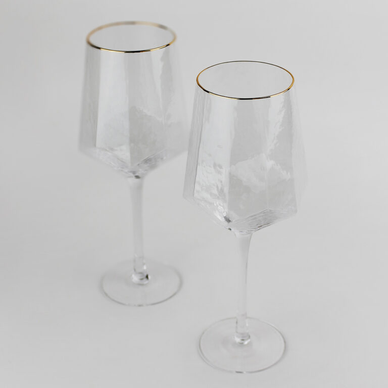 Copa de Vidrio Soplado Deor Par