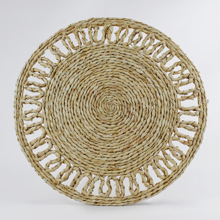 Plato Base de Fibra de Maíz Sol Maíz Frente