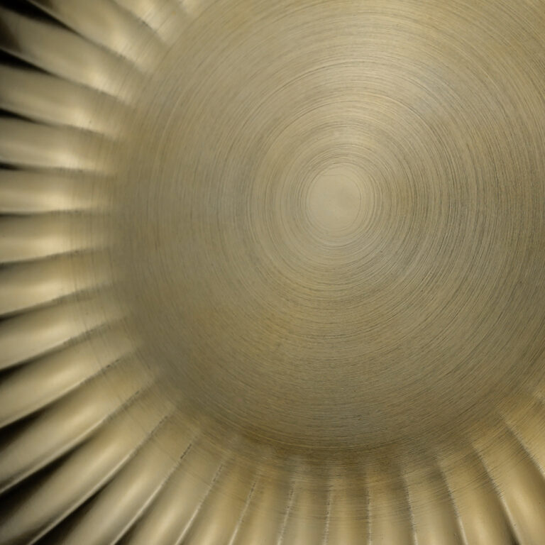 Plato Base de Plástico Florencia Dorado Detalle