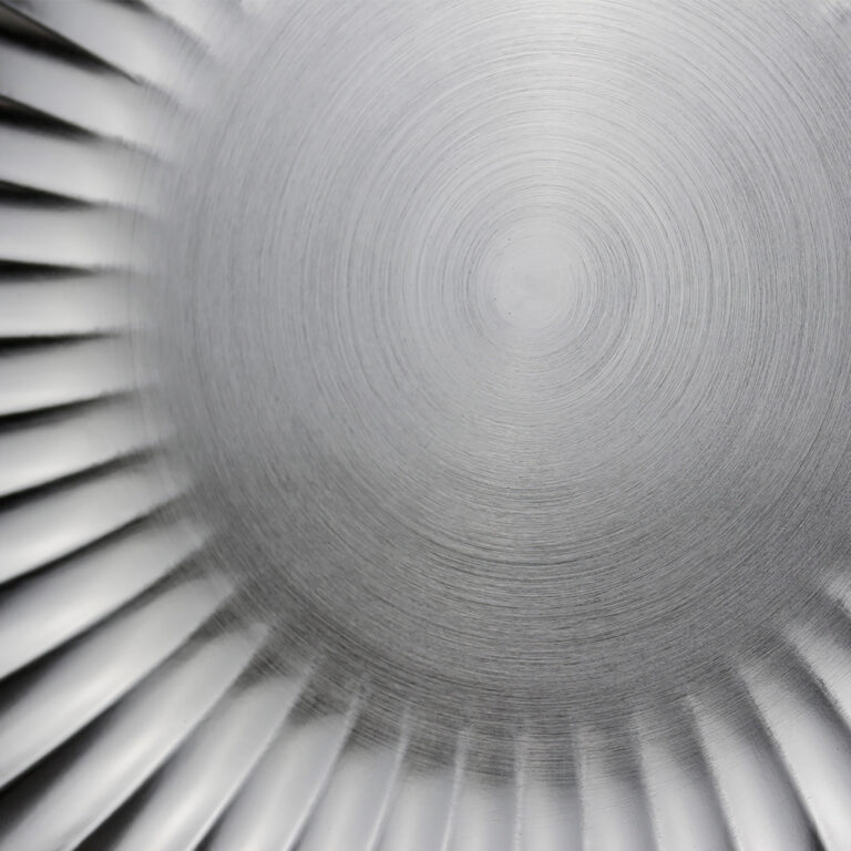 Plato Base de Plástico Florencia Plateado Detalle