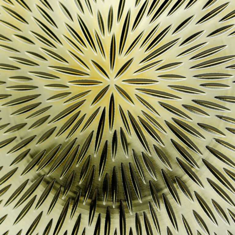 Plato Base de Plástico Parma Dorado Detalle