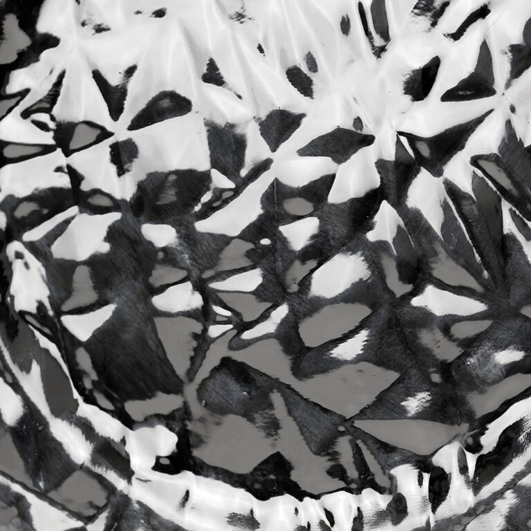 Plato Base de Plástico Roma Plateado Detalle