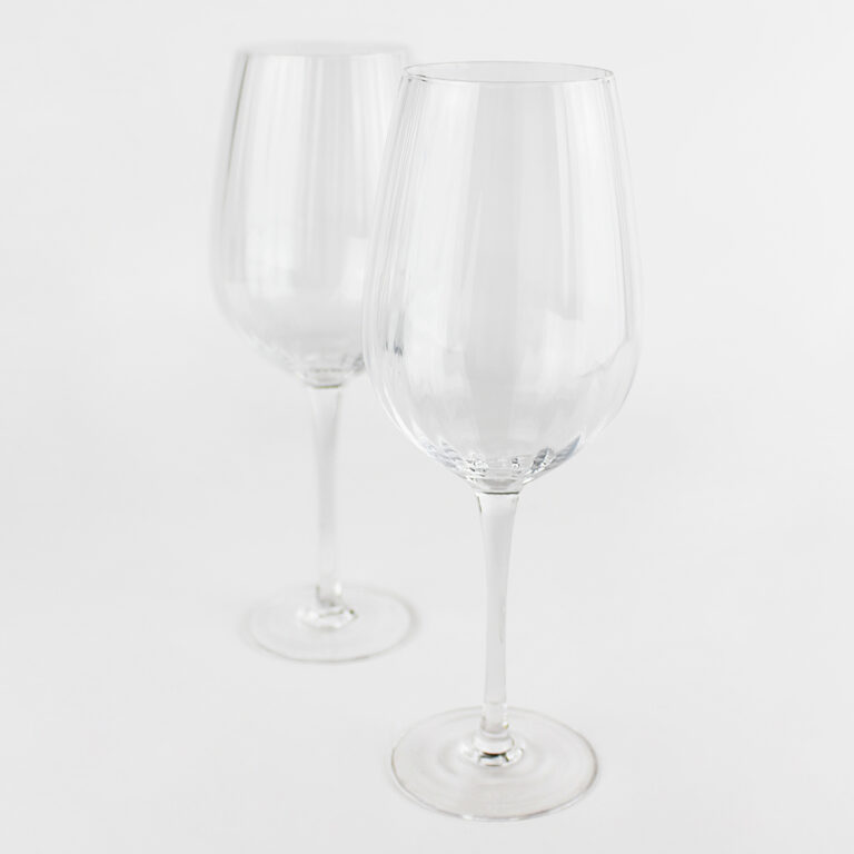 Copa de Vidrio Soplado Niza Par